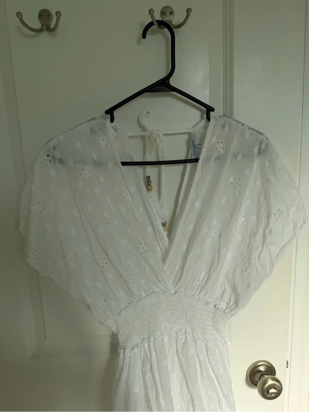 White V Summer Dress beach cover up